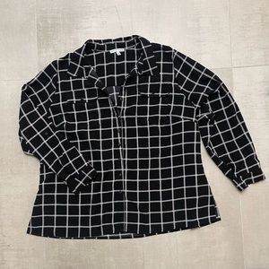 Checkered Button Up